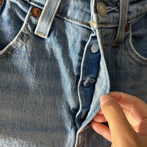 Levi’s Wedgie Straight Tango Blue Jeans - Picture 11 of 16